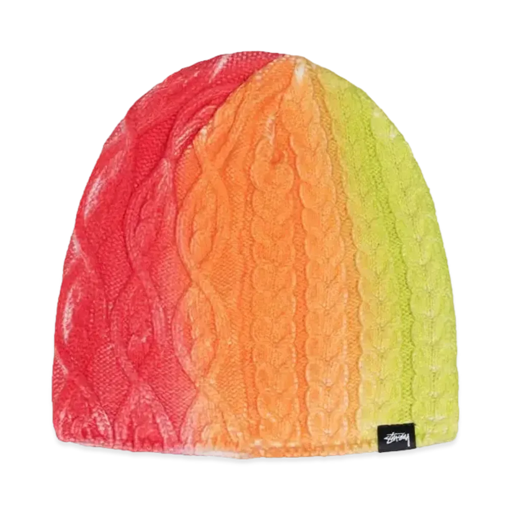 Stussy Skullcap Spray Knit "Orange Multi"