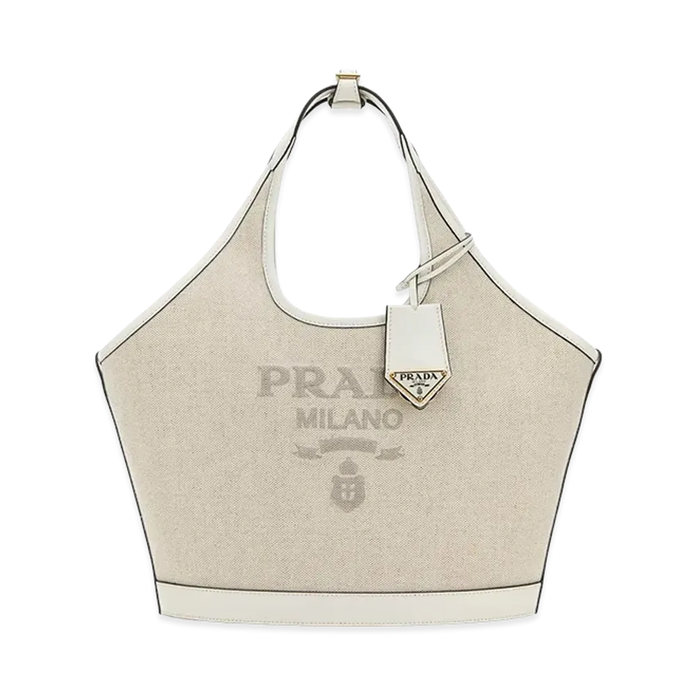 PRADA Women's Canvas Handbag "Beige"