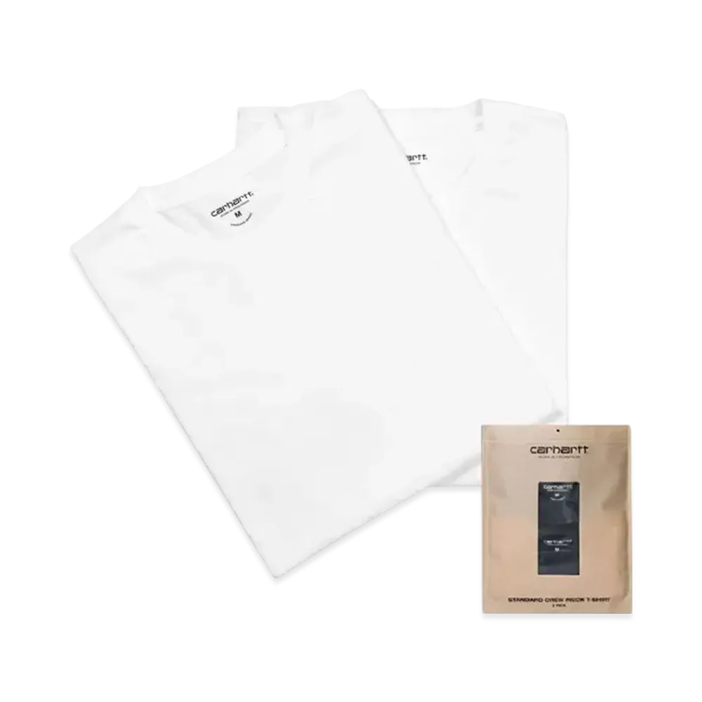 Carhartt WIP 2 Standard Crew Neck T-Shirt 2 Pack "White"