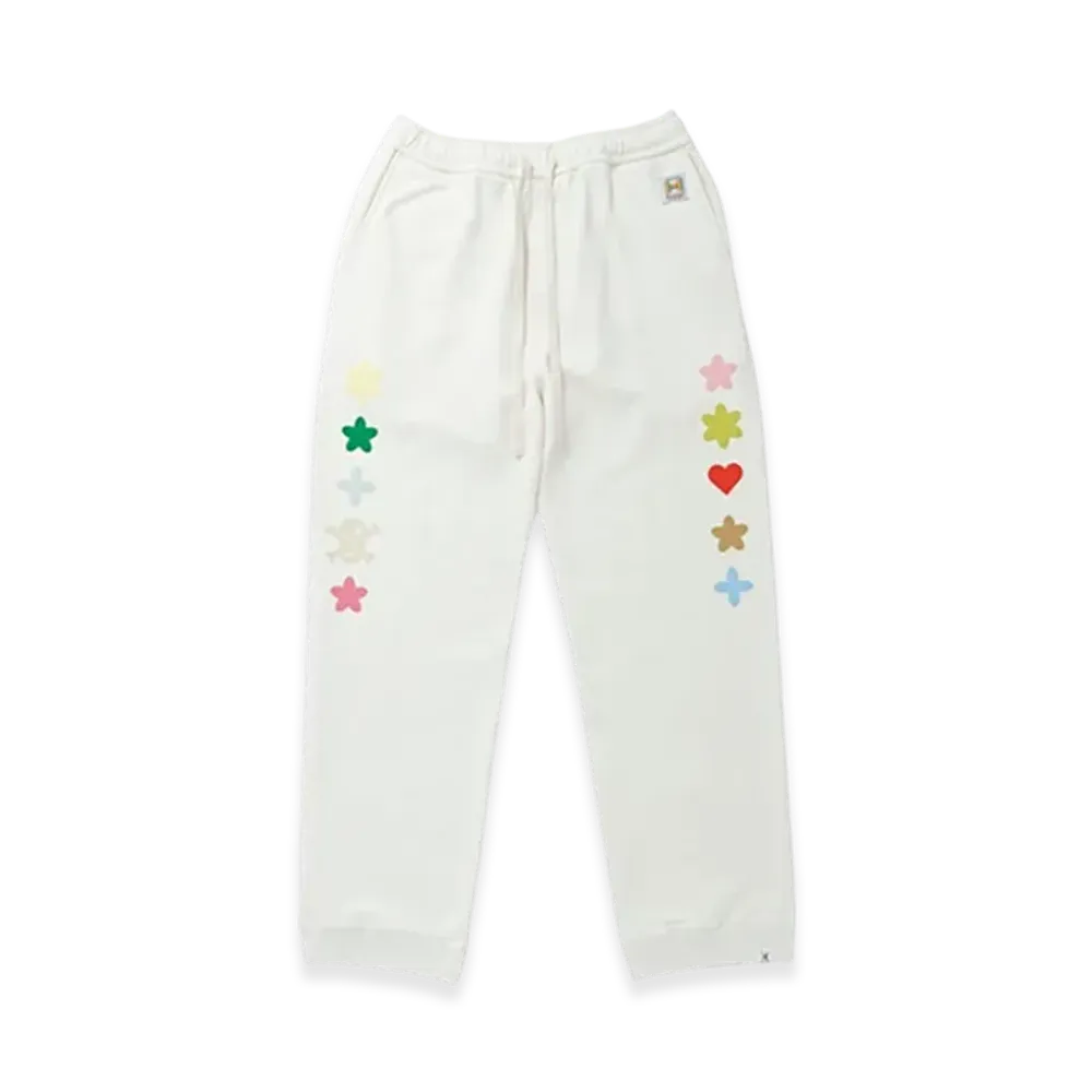 Perfect ribs x HAROSHI Straight Wide Pants "Whtie"