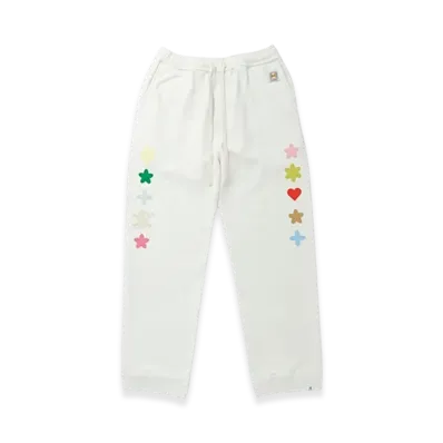 Perfect ribs x HAROSHI Straight Wide Pants "Whtie"