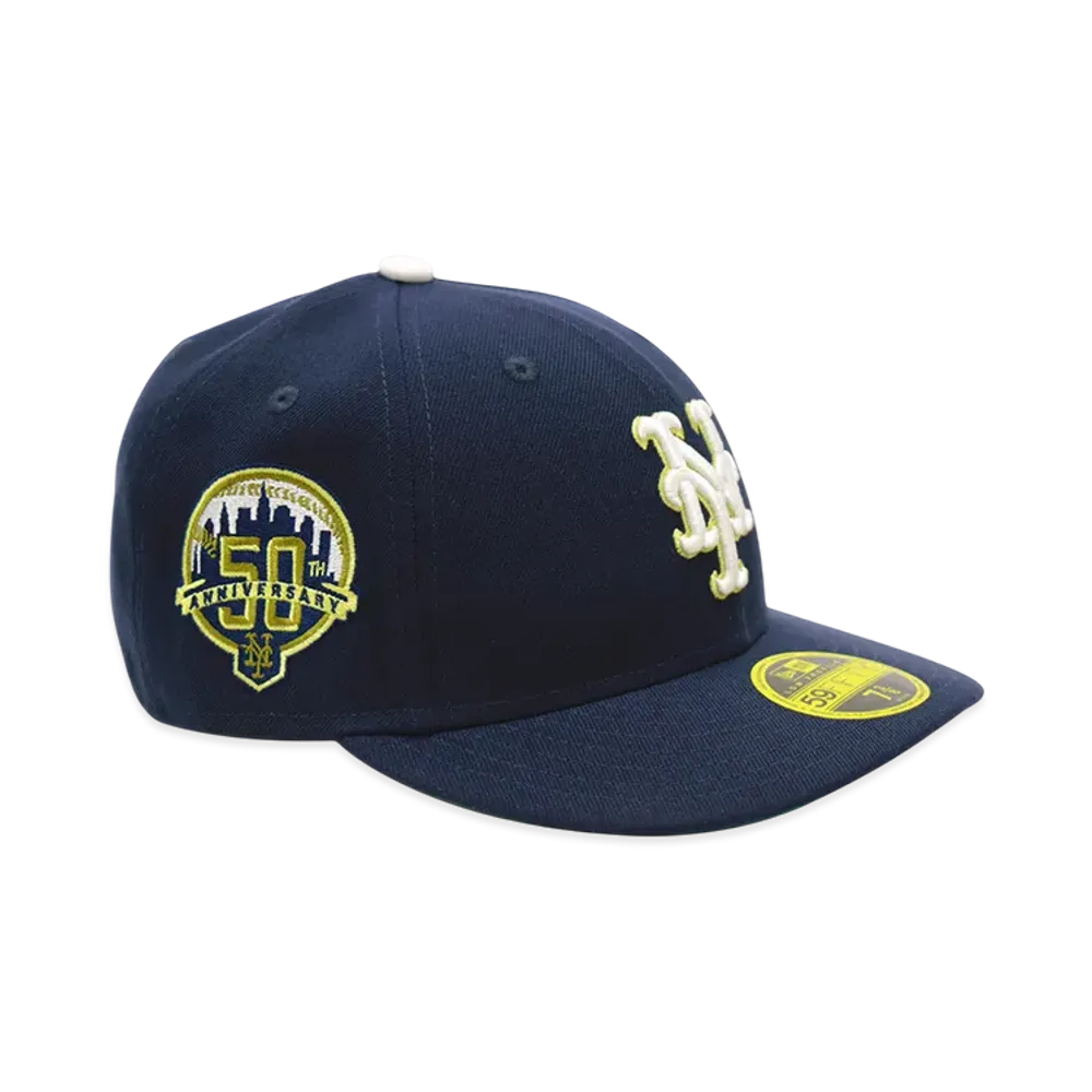 NEW ERA x THE CAP 'Elegant Oasis' LP59Fifty New York Mets "Navy"