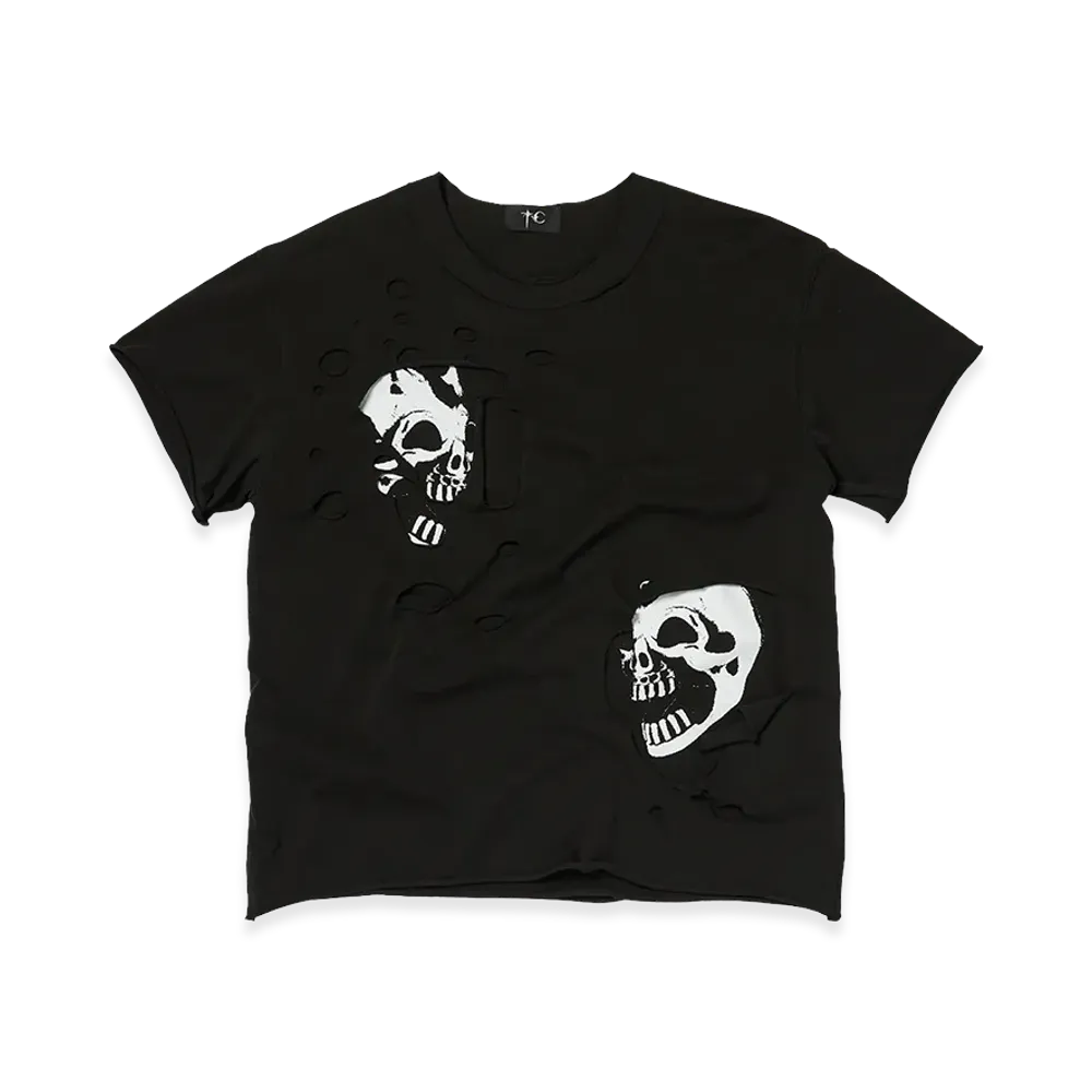 THUG CLUB Dead Inside Double Layer T-Shirt "Black"