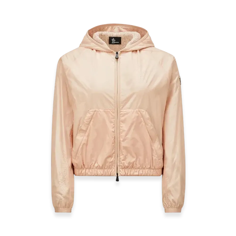 MONCLER Logo Hoodie "Light Pink"