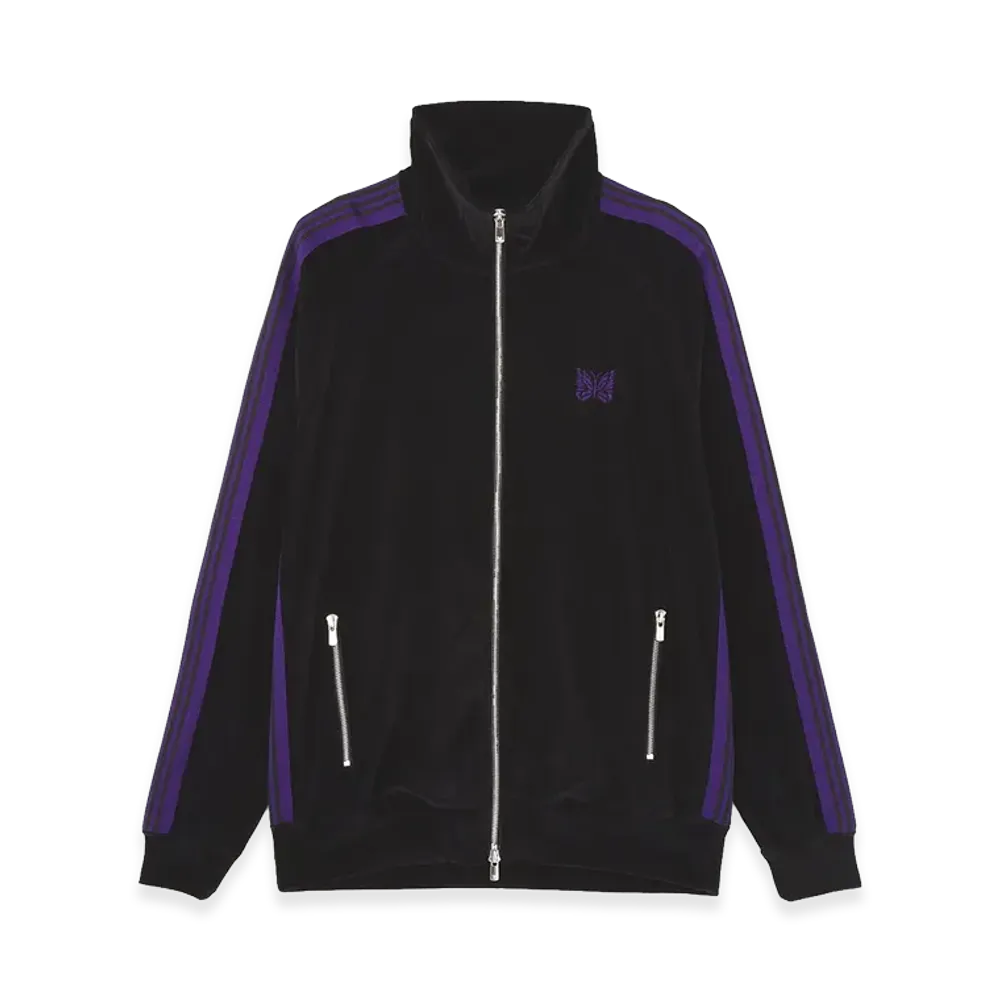 NEEDLES x LHP Track Jacket - C/PE Velour "Black"