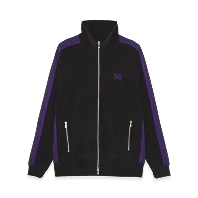 NEEDLES x LHP Track Jacket - C/PE Velour "Black"
