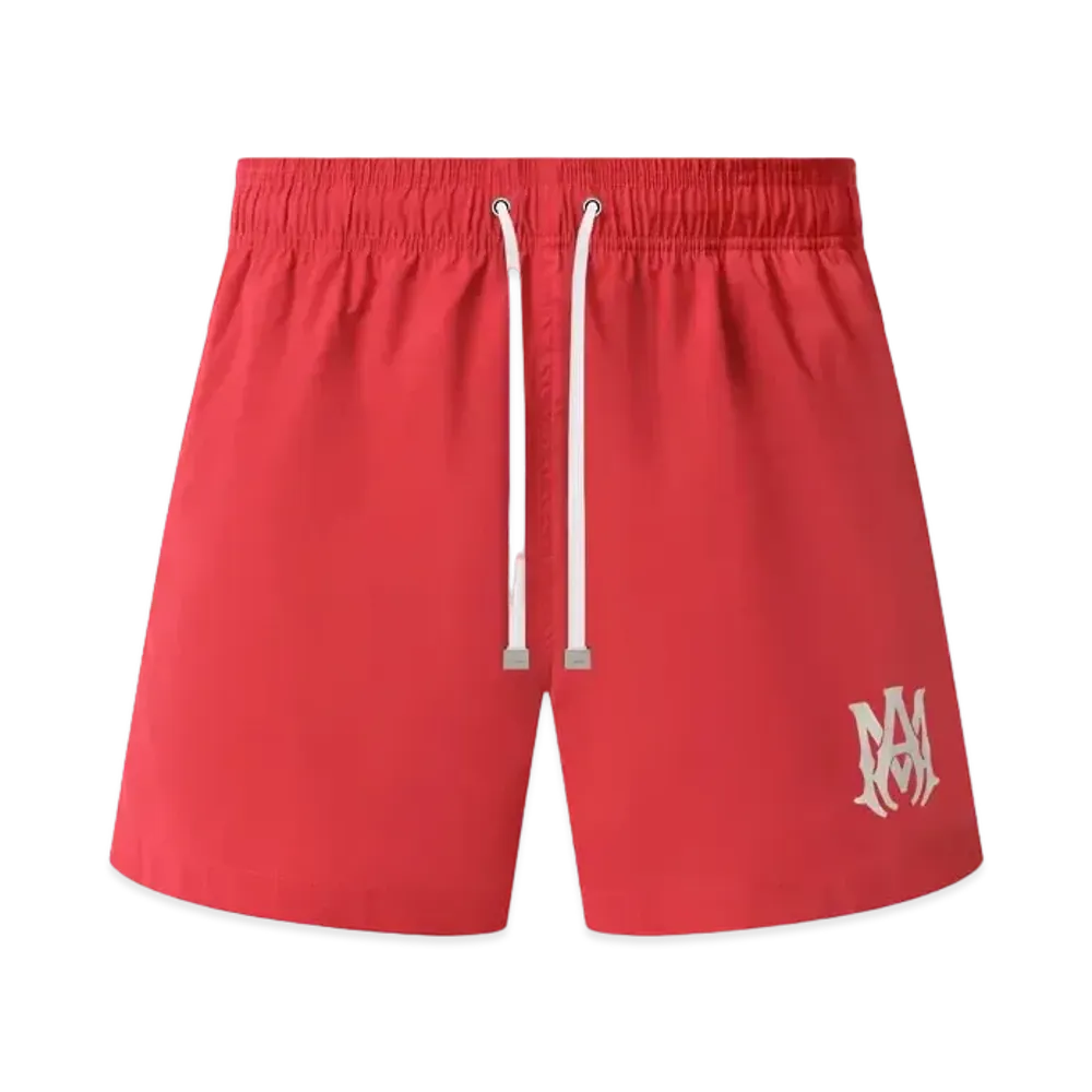 AMIRI MA Core Logo Swim Trunk "Red"