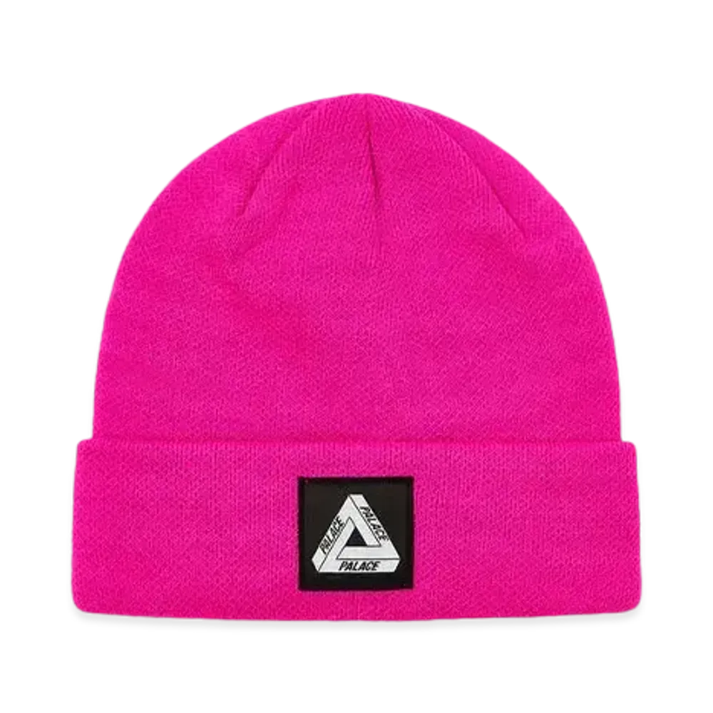 PALACE Tri-Ferg Patch Beanie "Pink"