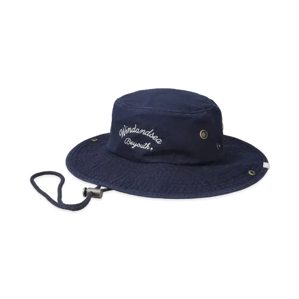 WIND AND SEA BYT Safari Hat "Navy"