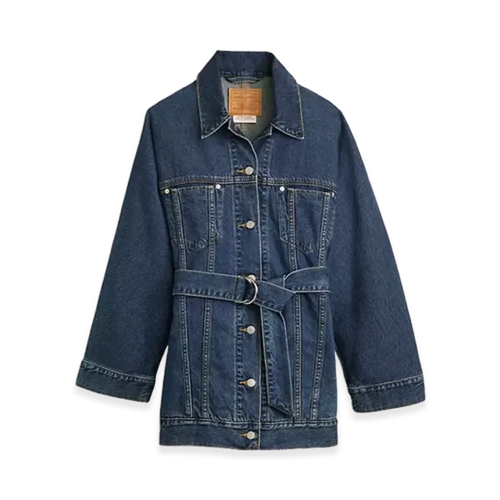 Levi's Belted Dolman Trucker Jacket "Deep Blue"