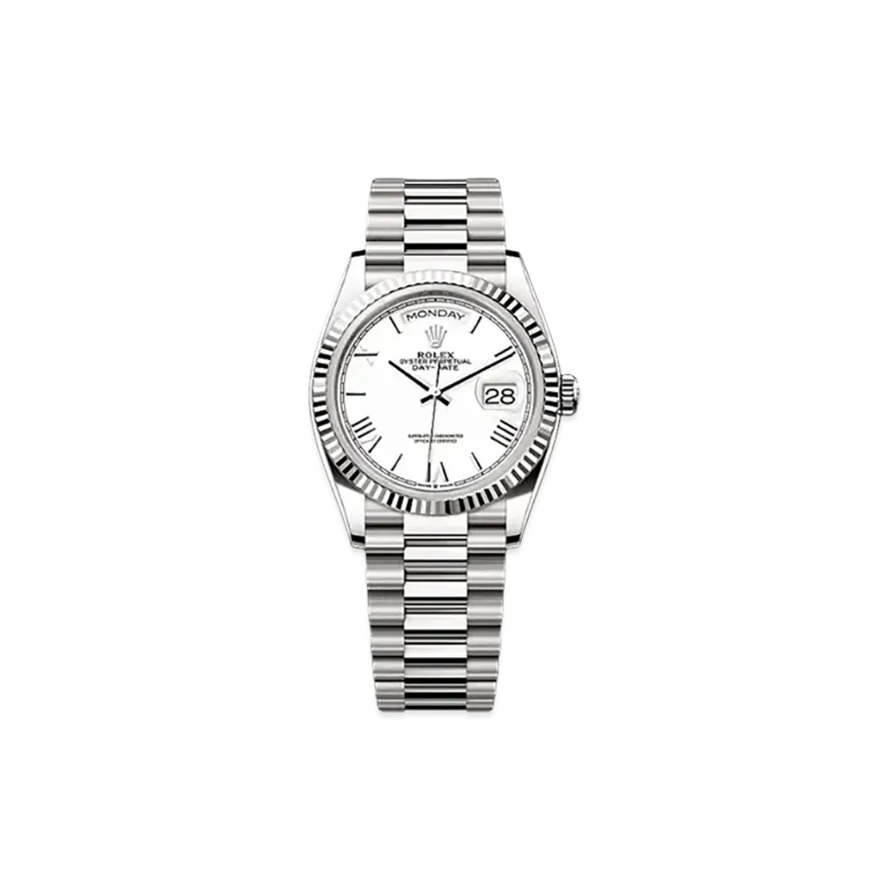 ROLEX Day-Date 36 White Gold "White"