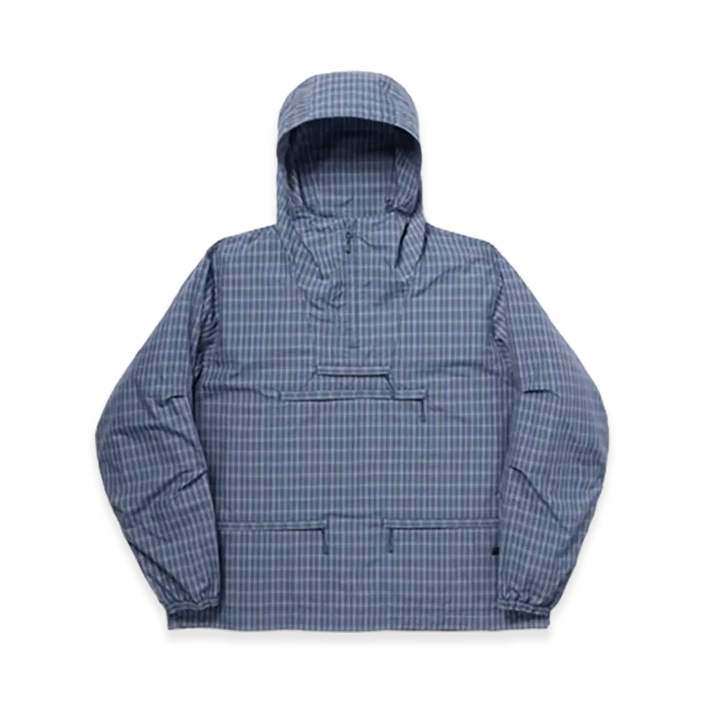 DAIWA PIER39 Tech Anorak Jacket Summer Plaid "Smoke Blue"