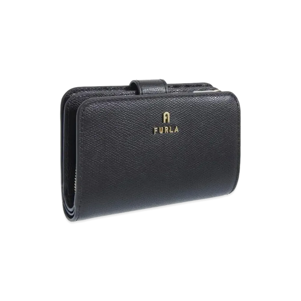 FURLA Camelia M Compact Wallet "Black"