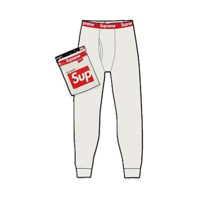 Supreme x Hanes Thermal Pant (1 Pack) "Natural"
