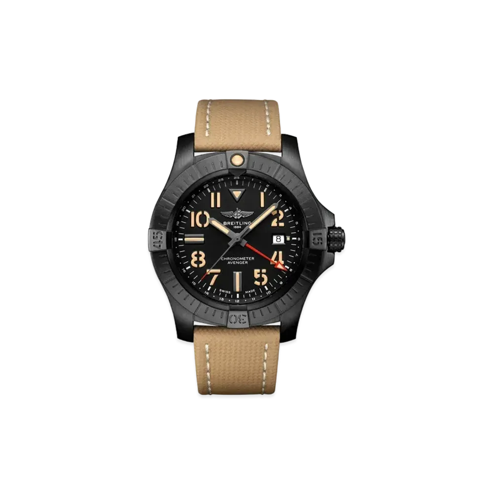 BREITLING AVENGER AUTOMATIC GMT 45 NIGHT MISSION "Black"