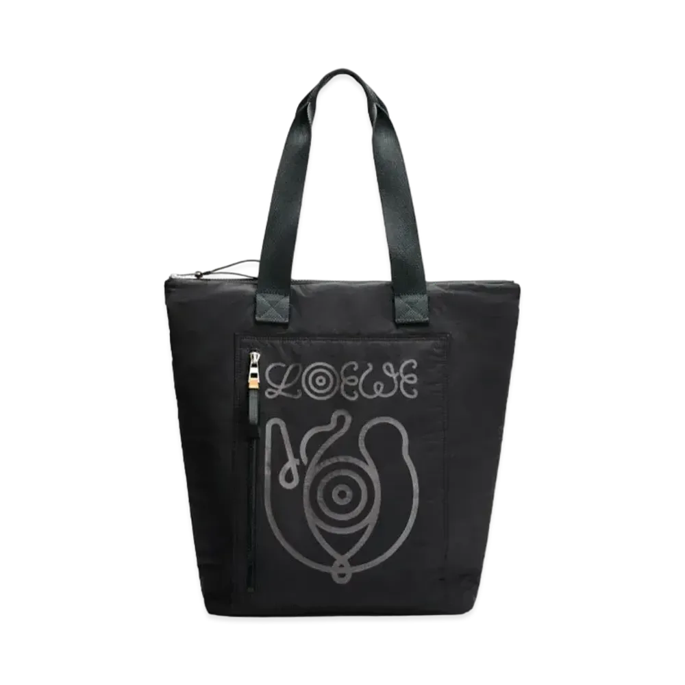 LOEWE Shopper In Recycled Nylon "Black"