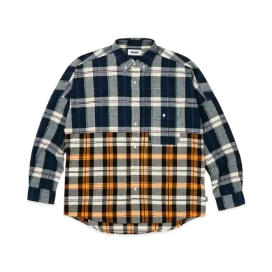 PALACE Checkmate Drop Shoulder Shirt "Navy"