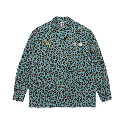 Black Eye Patch WACKO MARIA 50'S Shirt "Green"