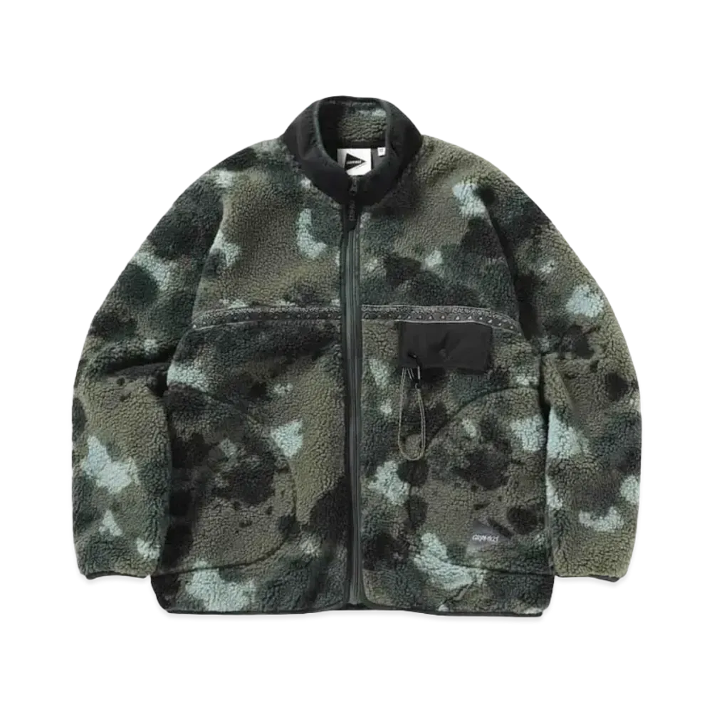 GRAMICCI x and wander JQ Tape Fleece Jacket (Men's) "Camo"