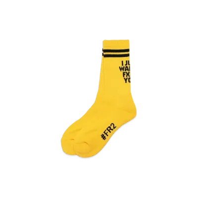FR2 Message Socks "Yellow"