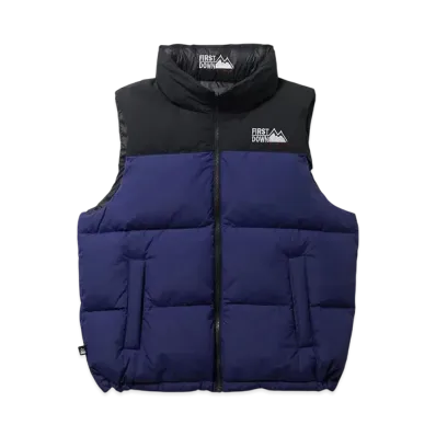 FIRST DOWN Bubble Down Vest Microft "Navy"