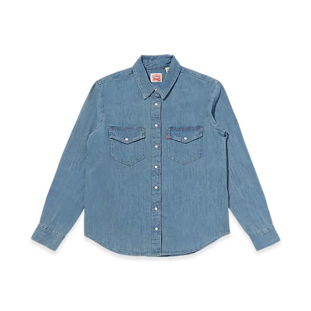 Levi's Iconic Western Shirt "Medium Indigo"