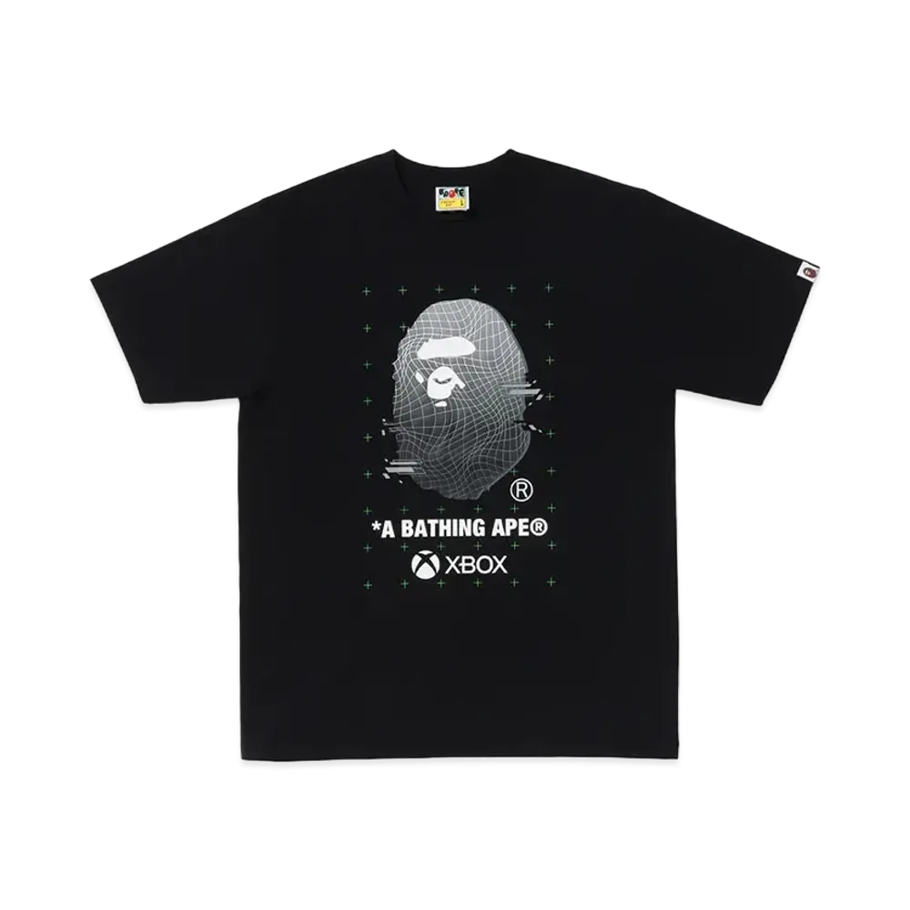A BATHING APE x XBOX Ape Head Tee #2 "Black"