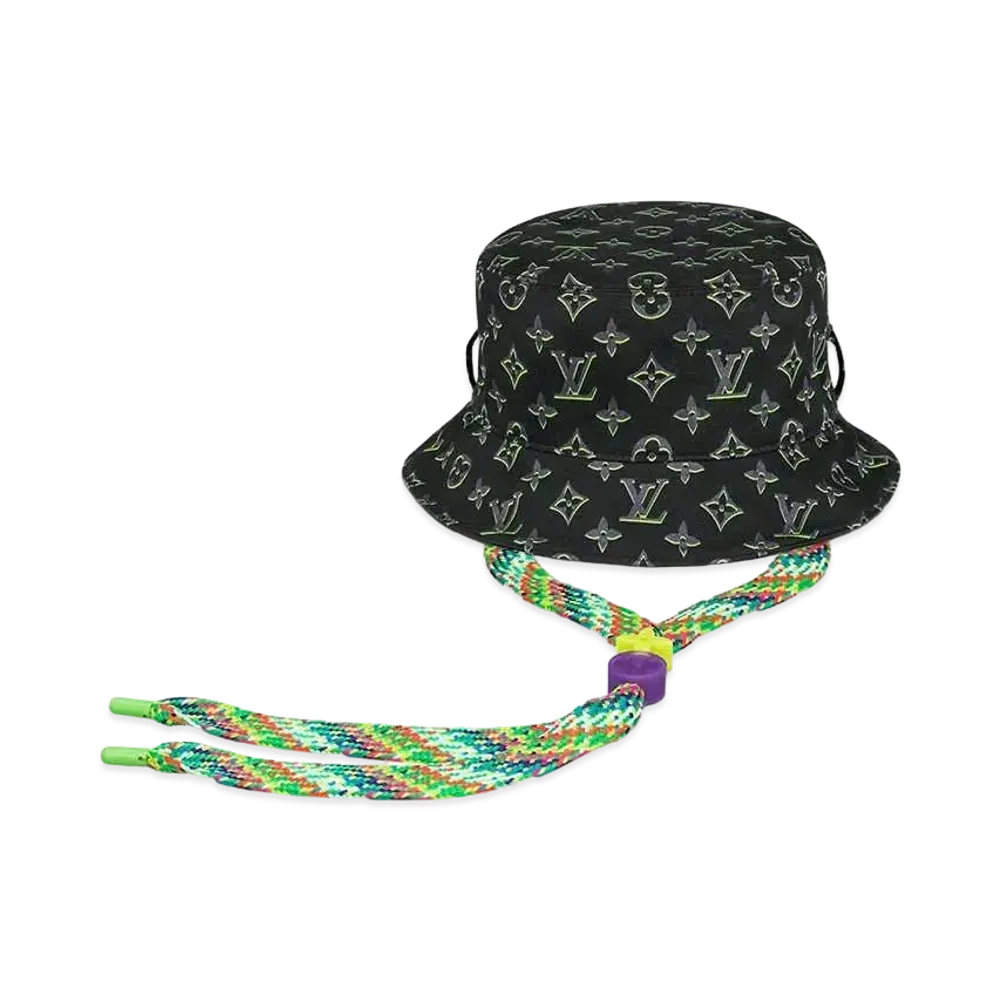 Louis Vuitton LV Play MNG Spotlight Bucket Hat "Noir"