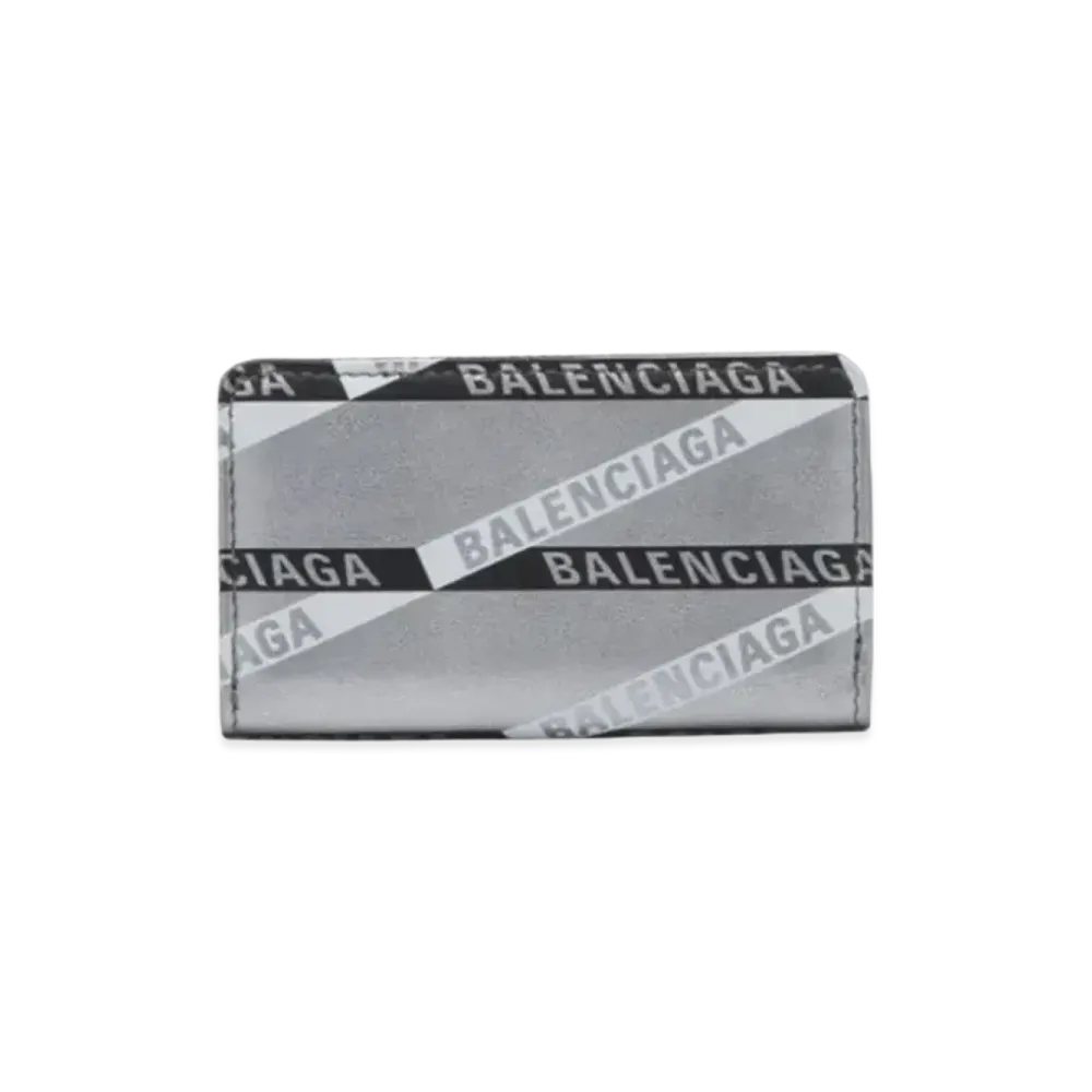 BALENCIAGA Everyday Daily Style Reading Glasses Zip Card Holder "Gray"