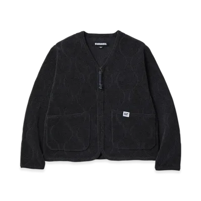 NEIGHBORHOOD Quilting Zip Cardigan "Charcoal"