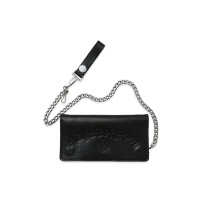 NEIGHBORHOOD Leather Trucker Wallet "Black"