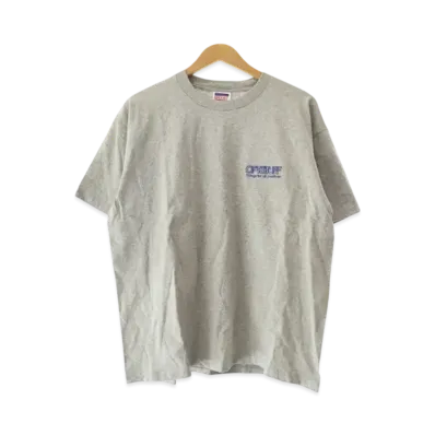Optstuff x Goat Block Logo T-Shirt "Ash"