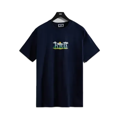 KITH Cloud Serif Logo Tee "Nocturnal"