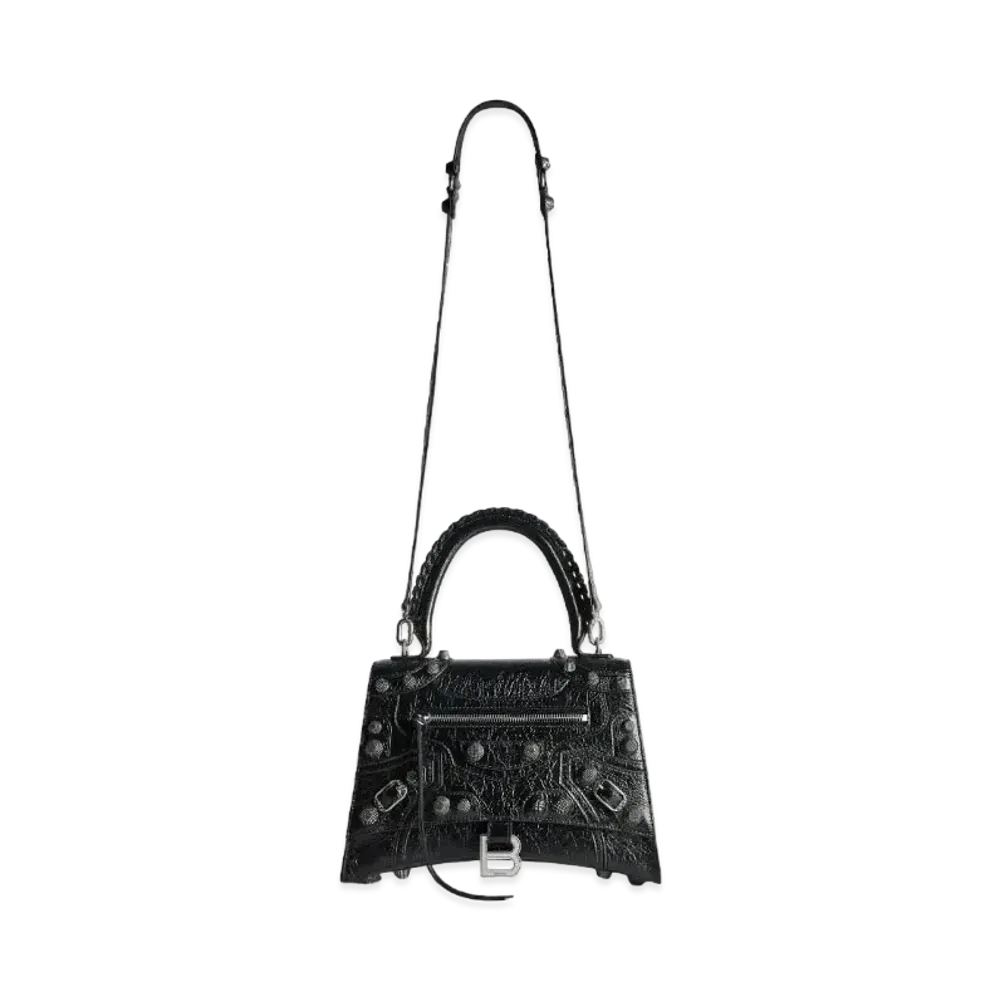 BALENCIAGA Hourglass X Le Cagole Medium Handbag "Black"