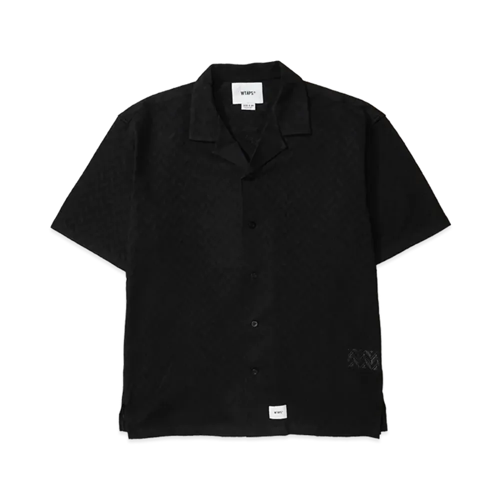 WTAPS Txt / SS / Ctpl. Herringbone. Textile "Black"