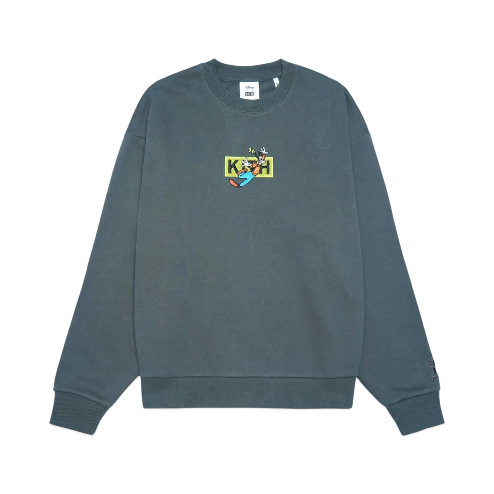 Kith x Disney Mickey & Friends Cyber Monday Goofy Classic Logo Crewneck "Machine"