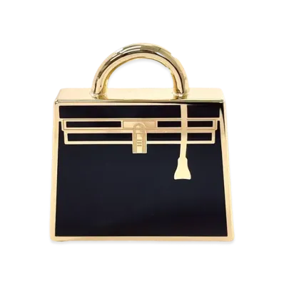 Hermes Curiosite Kelly Charm "Gold/Black/Metal"