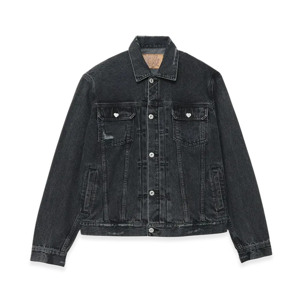 GOD ONLY KNOWS Denim Jacket "Black"