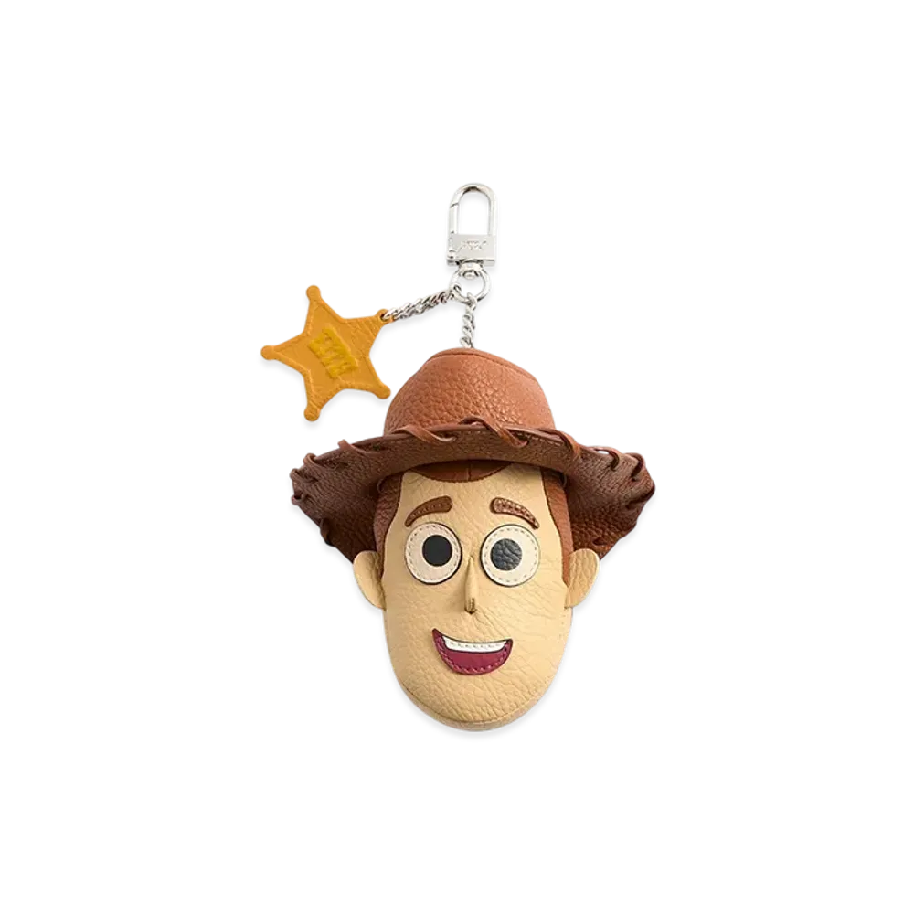 Kith x Disney Pixar Woody Leather Key Charm "Multi"