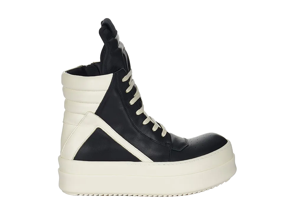 Rick Owens Women's Mega Bumper Geobasket "Black/Milk"