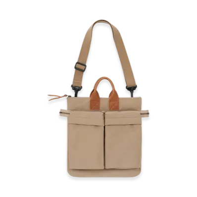 Hender Scheme Helmet Bag Small "Beige"