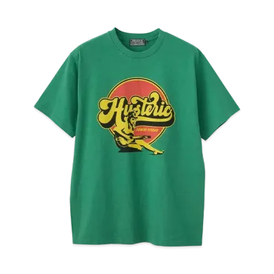 HYSTERIC GLAMOUR Hysteric Sound Studio T-Shirt "Green"