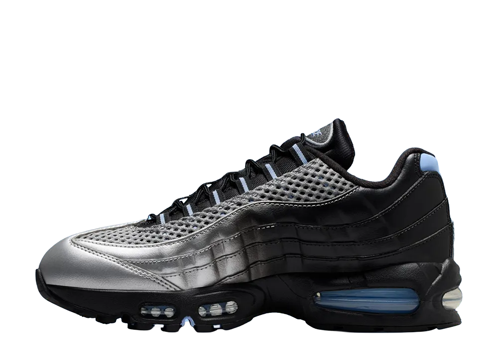 Palace Skateboards × Nike Air Max 95 Big Bubble "Metallic Silver/Black"