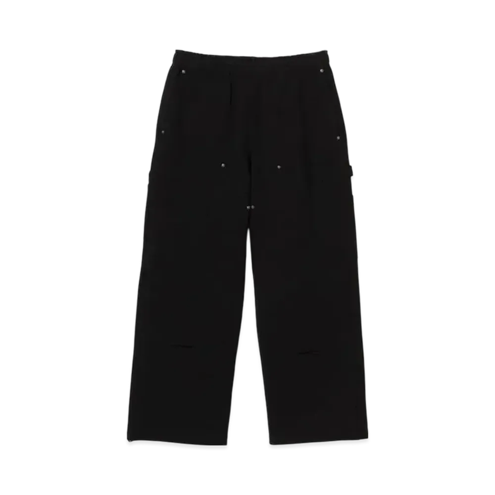 BEAMS Double Knee Sweatpants "Black"