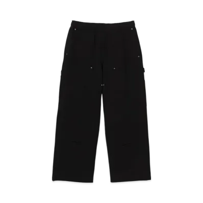 BEAMS Double Knee Sweatpants "Black"