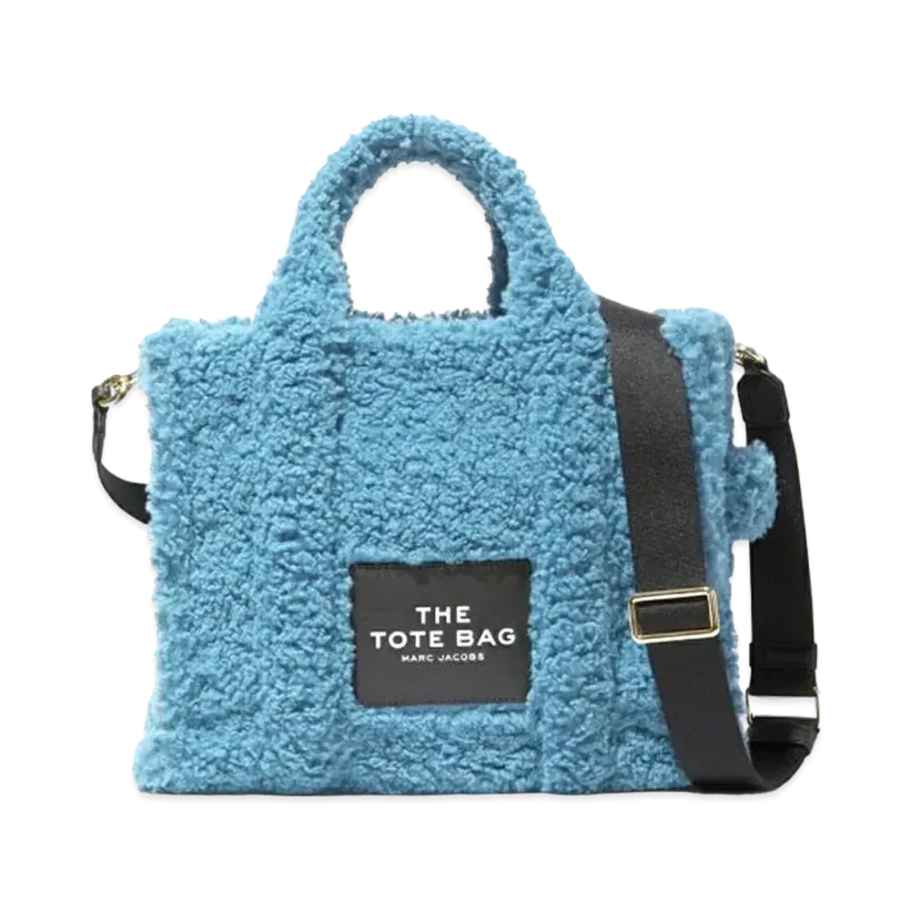 Marc Jacobs The Teddy Small Tote Bag "Blue Shadow"