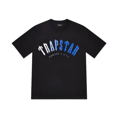 TRAPSTAR Irongate Arch Gel Tee "Black/Blue"