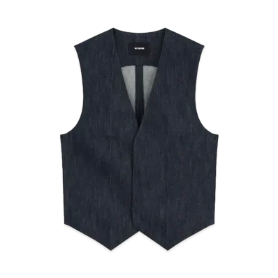 WE11DONE Denim Vest "Navy"