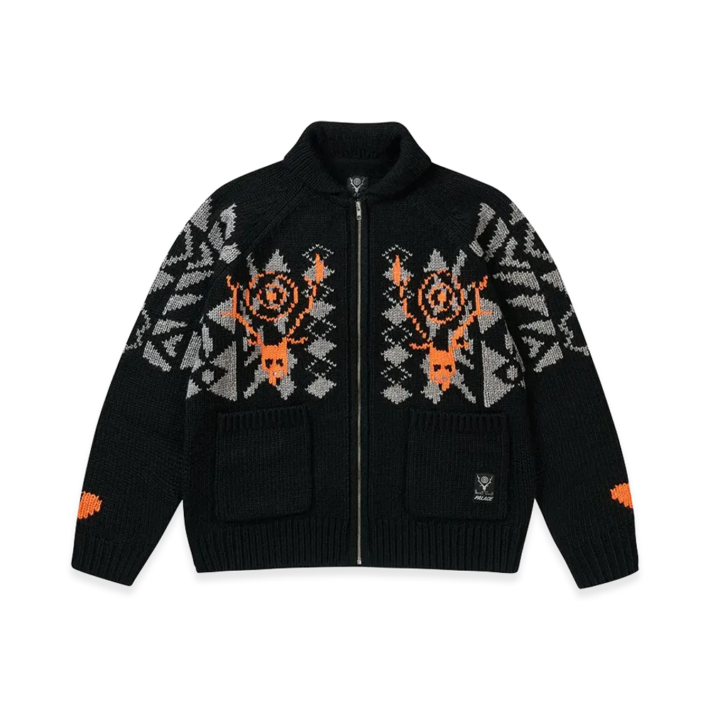 PALACE x South2 West8 Cowichan Knit "Black"