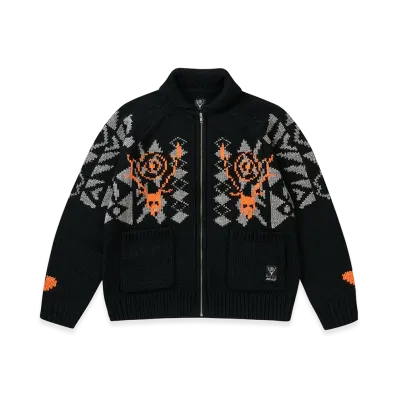 PALACE x South2 West8 Cowichan Knit "Black"